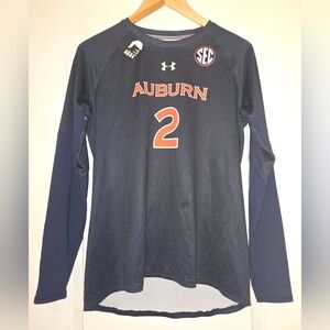 NWOT Authentic Auburn University Women's Volleyball Jersey Under Armour Size M